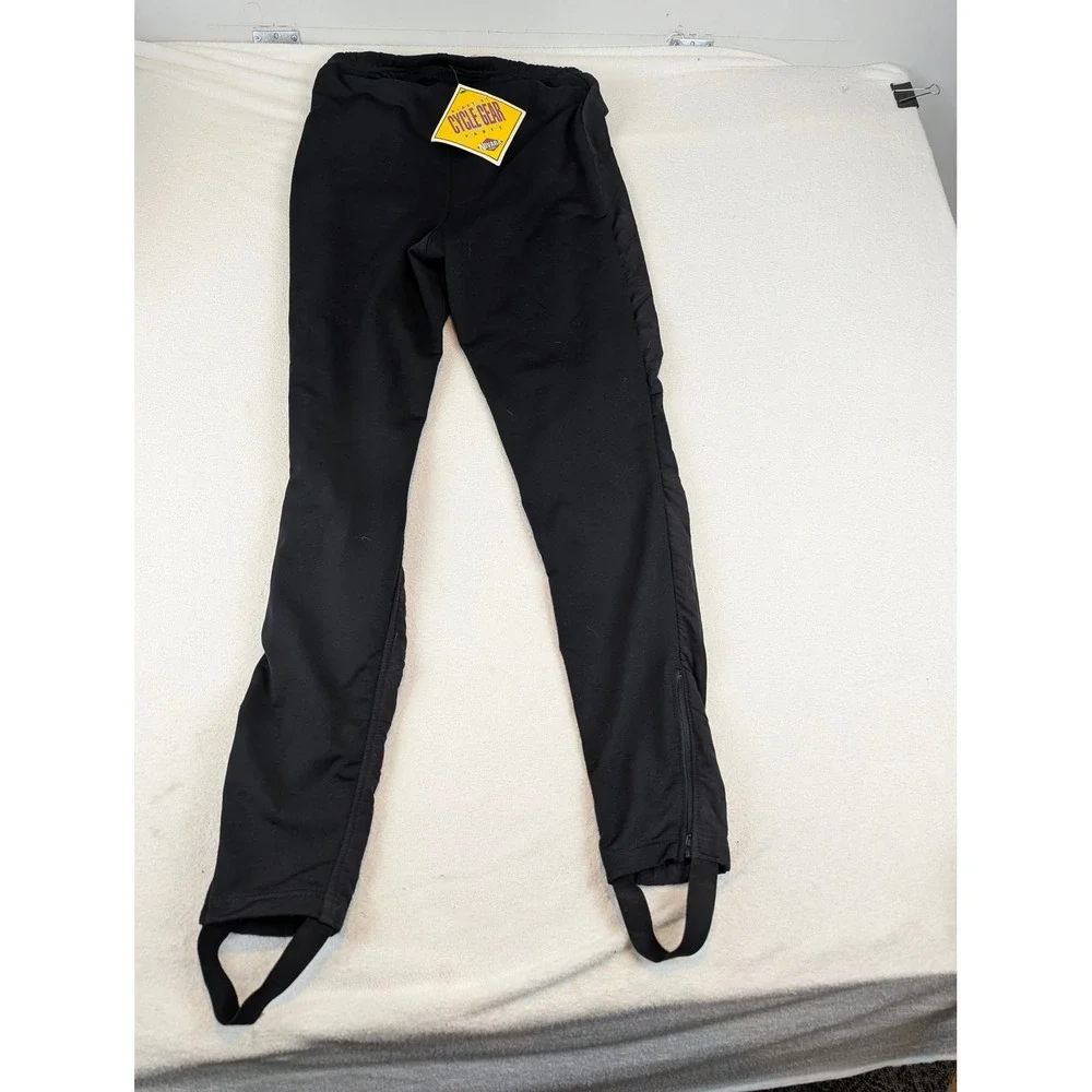 Novara by REI Mens X Large Black Cycle Blast Vermont Gear Pants Stirrups Zippers